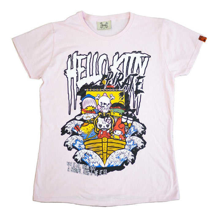 BRAND X WOMEN HELLO KITTY PIRATE TSHIRT - Allstarelite.com