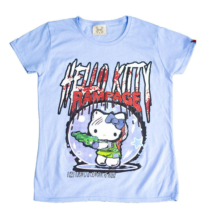 BRAND X WOMEN HELLO KITTY RAMPAGE TSHIRT - Allstarelite.com
