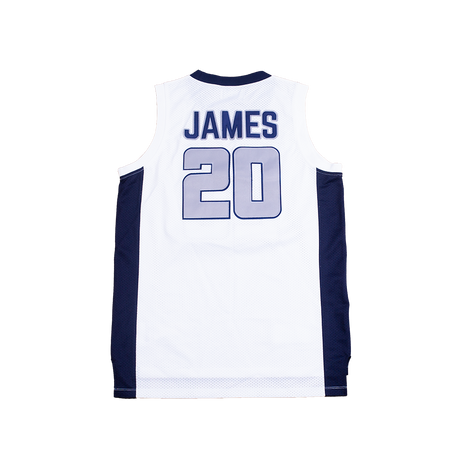 BRONNY JAMES WHITE HIGH SCHOOL BASKETBALL YOUTH JERSEY - Allstarelite.com