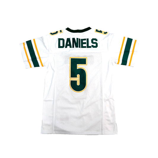 YOUTH JAYDEN DANIELS HIGH SCHOOL FOOTBALL JERSEY (WHITE)