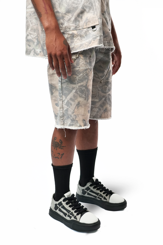 WATSON CAMO DENIM CARPENTER SHORTS