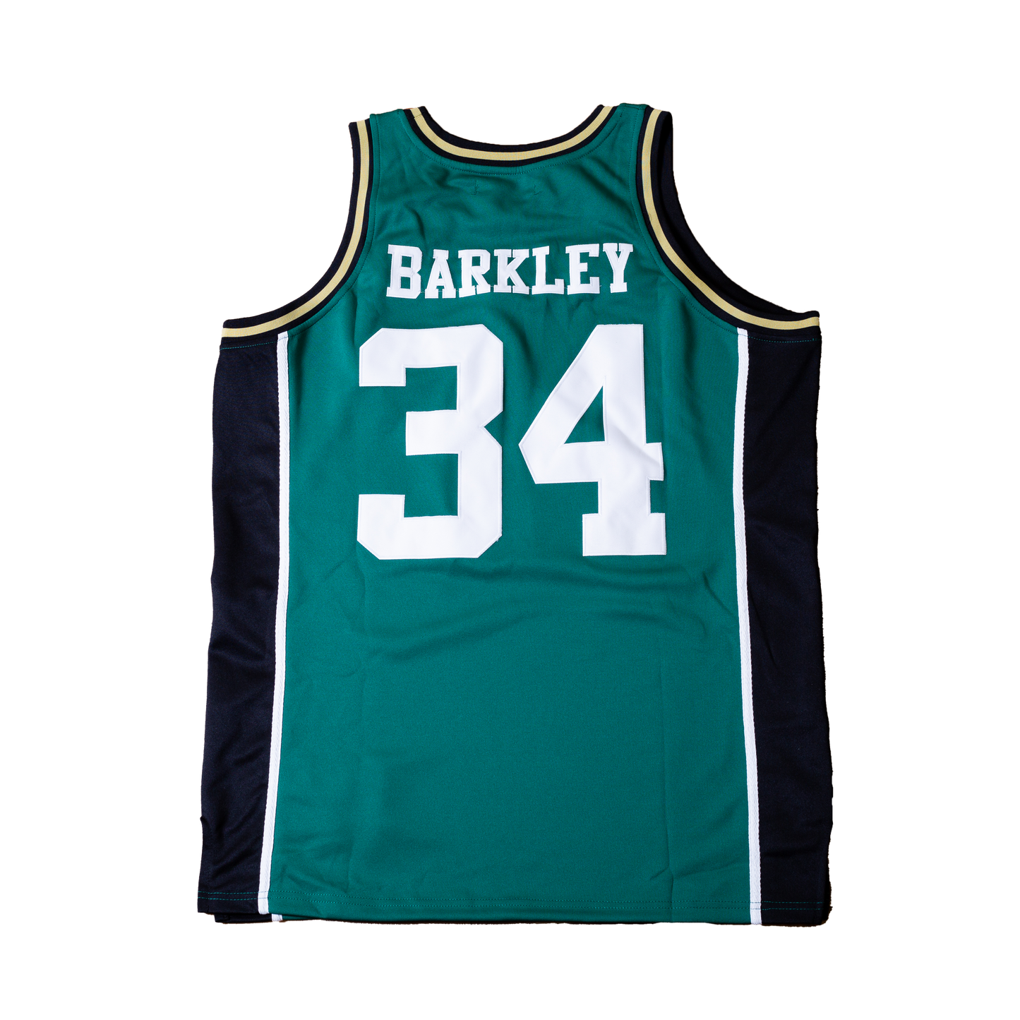 CHARLES BARKLEY ALTERNATE HIGH SCHOOL BASKETBALL JERSEY GREEN - Allstarelite.com