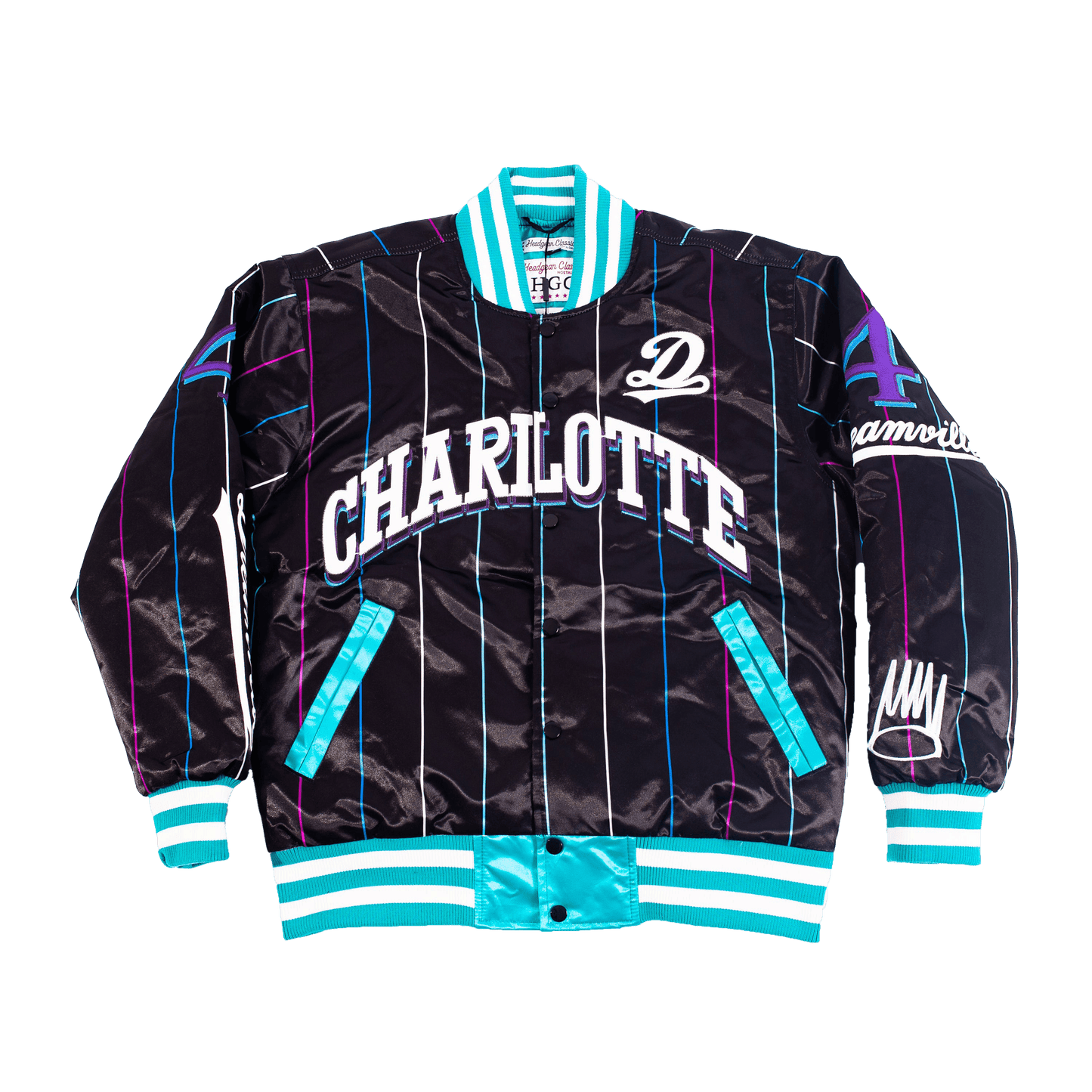 CHARLOTTE DREAMVILLE SATIN JACKET - Allstarelite.com