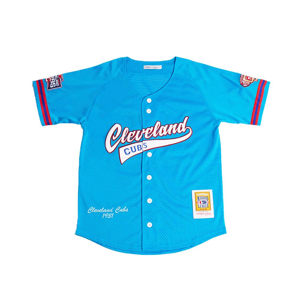 CLEVELAND CUBS BUTTON DOWN BATTING PRACTICE JERSEY ROYAL - Allstarelite.com