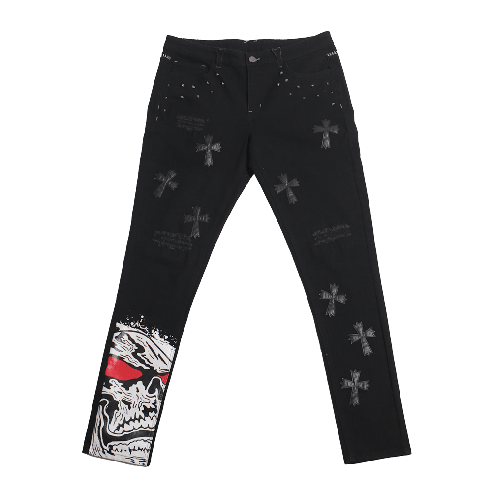 CROSS STUDDED BLACK - Allstarelite.com