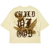 WATSON CHILD OF GOD CROSS RIVET CREAM TSHIRT