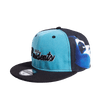 DEAD PRESIDENTS BLUE FITTED HAT - Allstarelite.com
