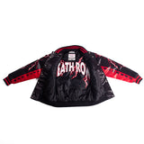 DEATH ROW LIGHTNING YOUTH SATIN JACKET BLACK/RED - Allstarelite.com