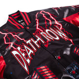 DEATH ROW LIGHTNING YOUTH SATIN JACKET BLACK/RED - Allstarelite.com