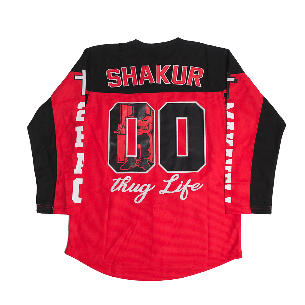 DEATH ROW RECORDS YOUTH HOCKEY JERSEY RED - Allstarelite.com