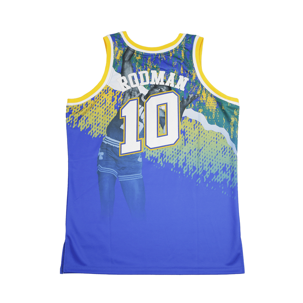 DENNIS RODMAN ALTERNATE HIGHSCHOOL BASKETBALL JERSEY MULTICOLOR - Allstarelite.com