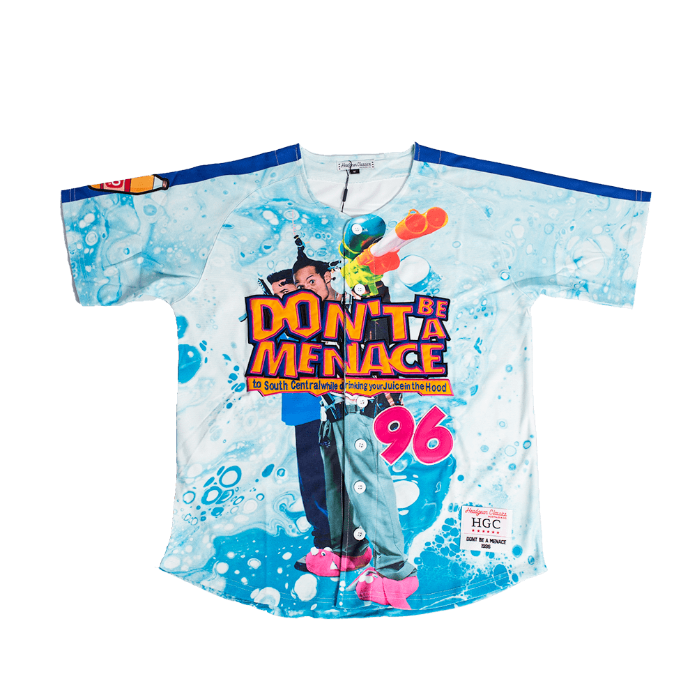 DONT BE A MENACE BUTTON DOWN JERSEY - Allstarelite.com