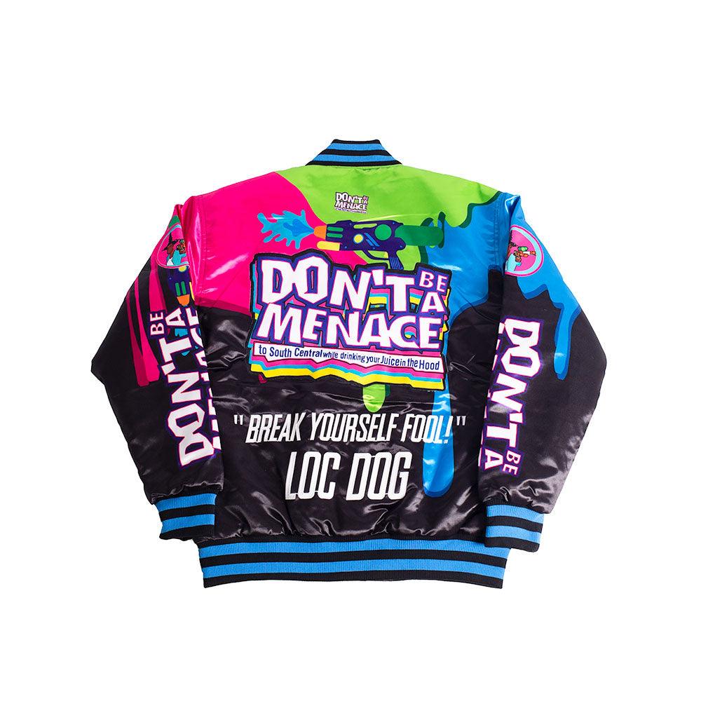 DONT BE A MENACE CITY SATIN JACKET BLACK - Allstarelite.com
