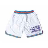 DONT BE A MENACE BASKETBALL SHORTS (WHITE)