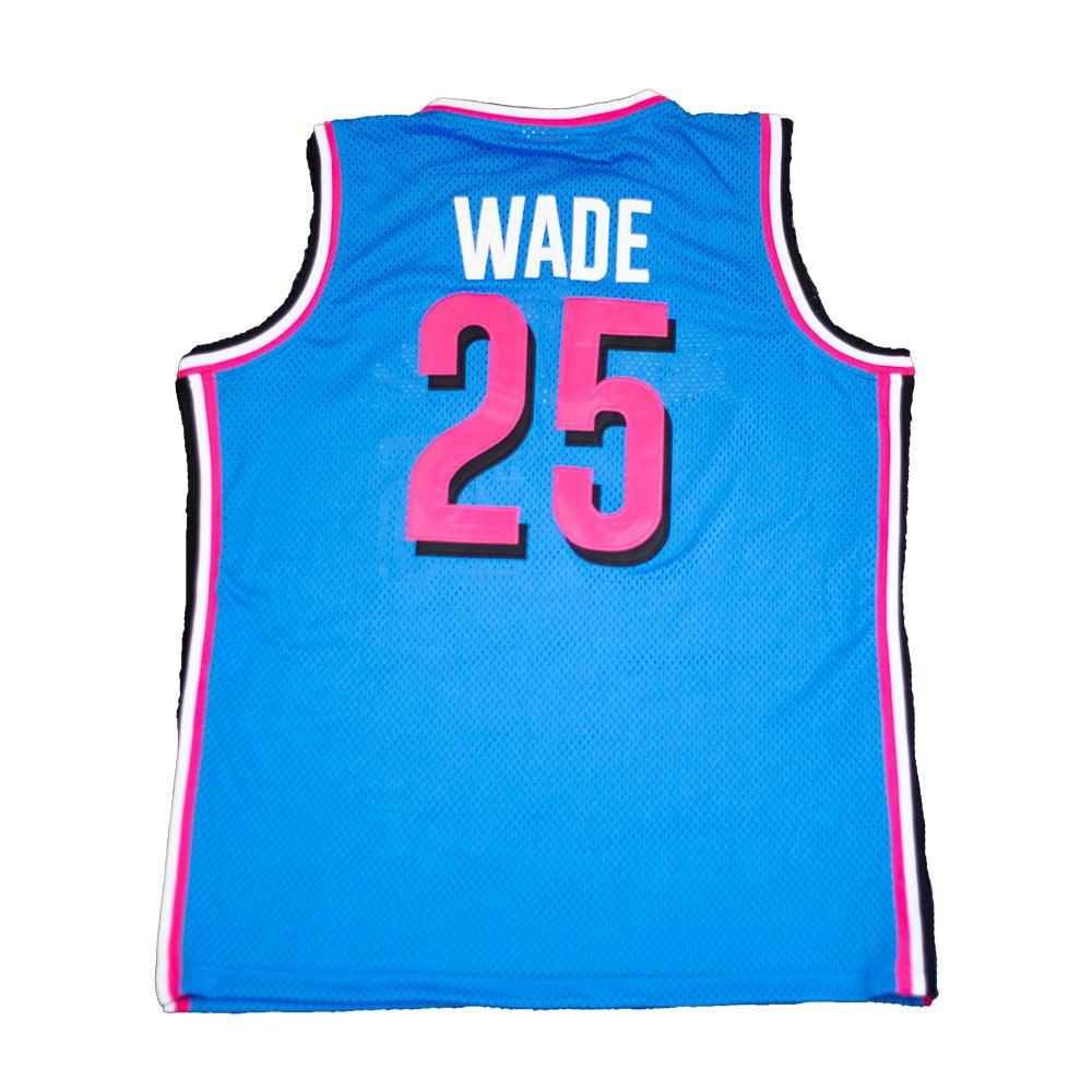 DWAYNE WADE MIAMI VICE ALT HS BASKETBALL JERSEY BLUE - Allstarelite.com