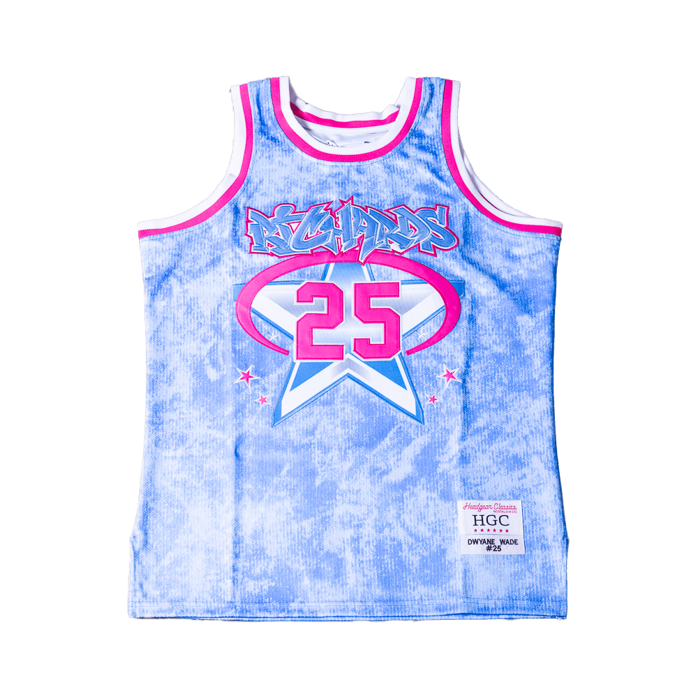 DWYANE WADE ACID WASH ALTERNATIVE BASKETBALL JERSEY - Allstarelite.com