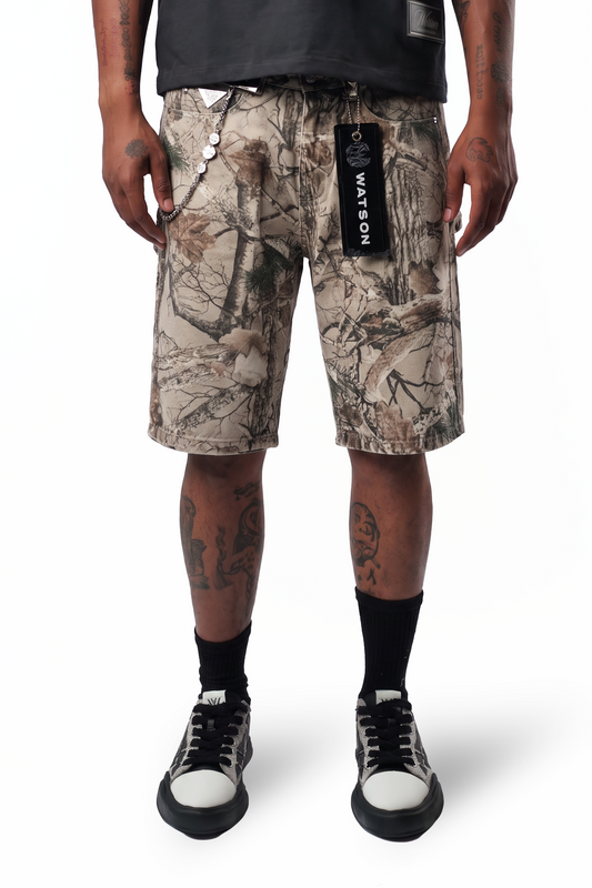 WATSON DESERT CAMO DENIM SHORTS