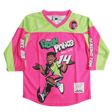 FRESH PRINCE YOUTH HOCKEY JERSEY PINK - Allstarelite.com