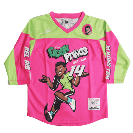 FRESH PRINCE YOUTH HOCKEY JERSEY PINK - Allstarelite.com