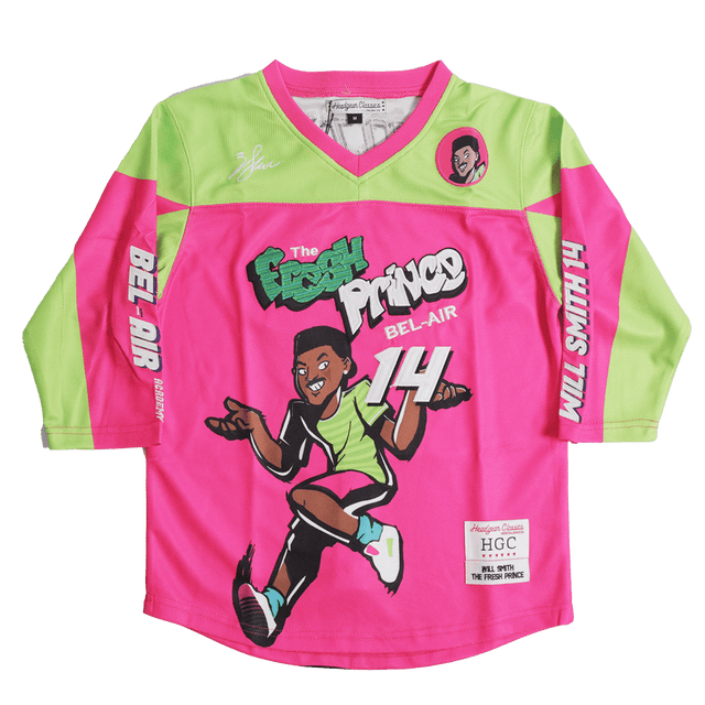 FRESH PRINCE YOUTH HOCKEY JERSEY PINK - Allstarelite.com