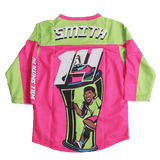 FRESH PRINCE YOUTH HOCKEY JERSEY PINK - Allstarelite.com