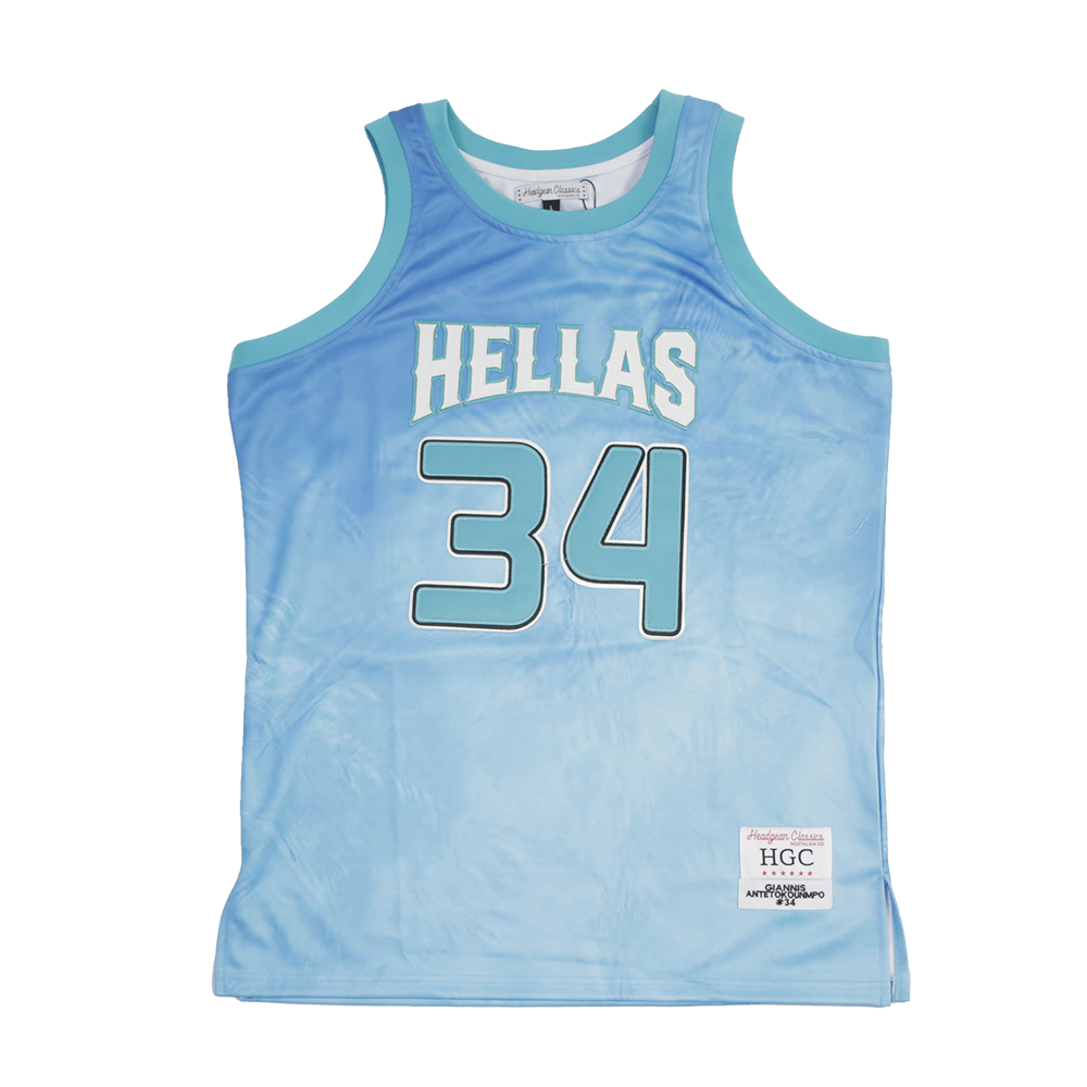 G. ANTETOKOUNMPO YOUTH ALRTERNATE HIGH SCHOOL BASKETBALL JERSEY BLUE - Allstarelite.com