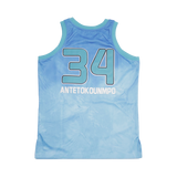 G. ANTETOKOUNMPO YOUTH ALRTERNATE HIGH SCHOOL BASKETBALL JERSEY BLUE - Allstarelite.com