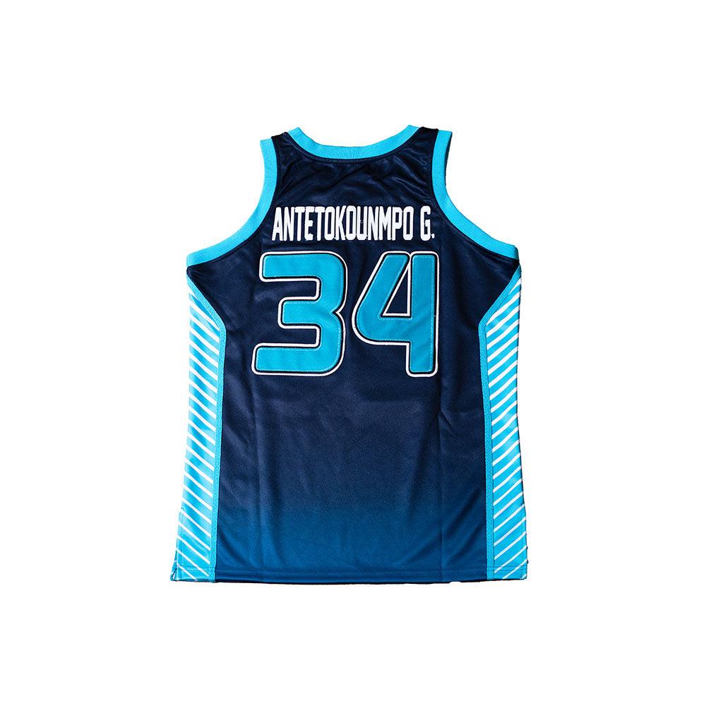 GIANNIS ANTETOKOUNMPO ALTERNATE BLACK HIGH SCHOOL BASKETBALL JERSEY - Allstarelite.com