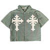 WATSON HAVE FAITH GREEN SHORT SLEEVE FLANNEL SHIRT