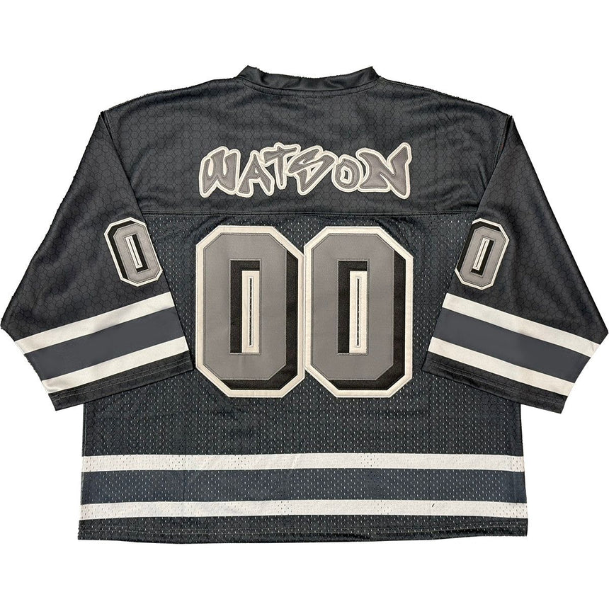 WATSON ATHLETIC DEPARTMENT CROPPED FOOTBALL JERSEY (CHARCOAL)
