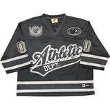 WATSON ATHLETIC DEPARTMENT CROPPED FOOTBALL JERSEY (CHARCOAL)
