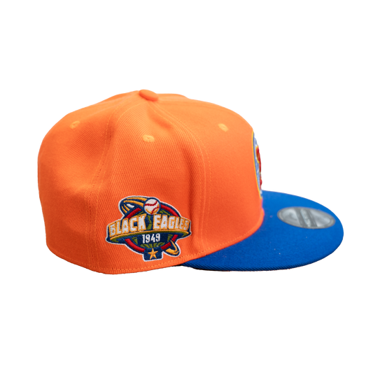 HOUSTON BLACK EAGLES FITTED HAT (ORANGE)