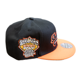 BALTIMORE BLACK SOX BLACK LEAGUE CHAMPS FITTED HAT (BLACK)