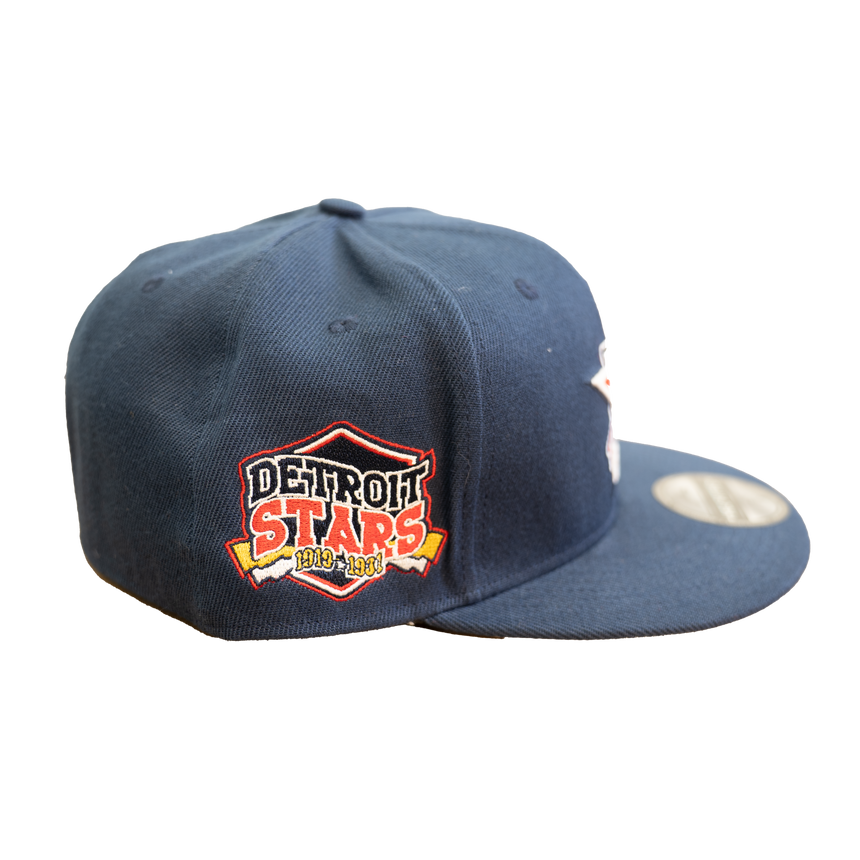 DETROIT STARS FITTED HAT (NAVY)