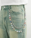 Rainbow Glass Pant Chain