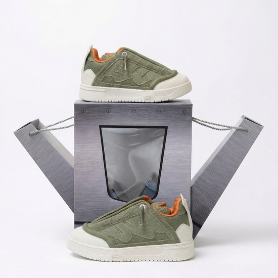 Watson Invader low-top sneaker in Flight, green and white – alternate view 5