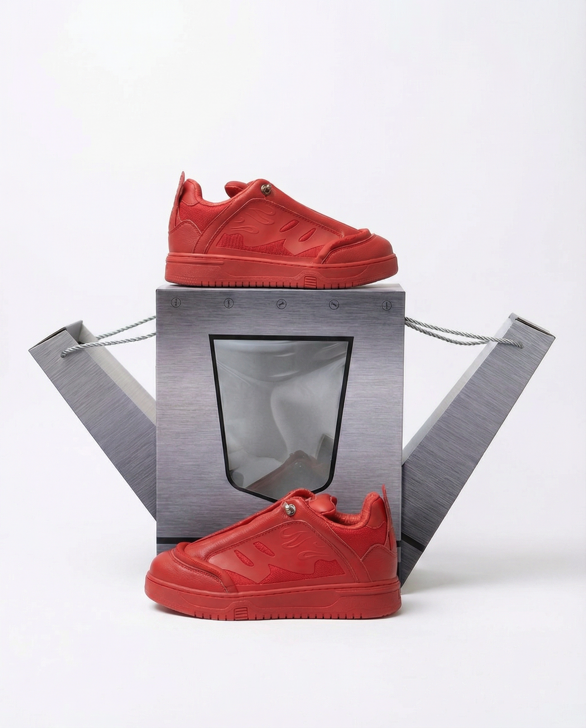 Watson Invader low-top sneaker in Mars, red – alternate view 5