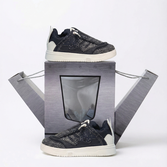 Watson Invader low-top sneaker in Stargaze, navy and white – alternate view 5