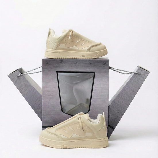Watson Invader low-top sneaker in Cream, beige – alternate view 5
