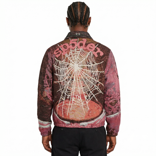 YOUNG THUG PINK TAPESTRY WORK JACKET