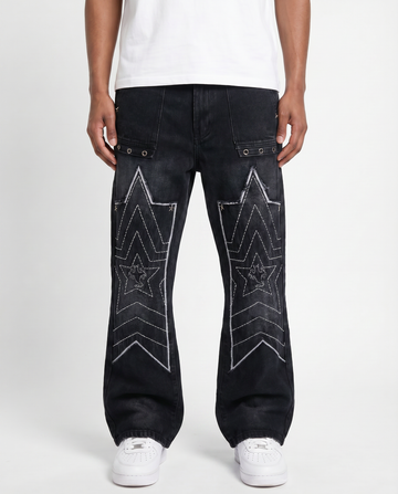 BAGGY GREY CARPENTER WATSON DENIM PANTS