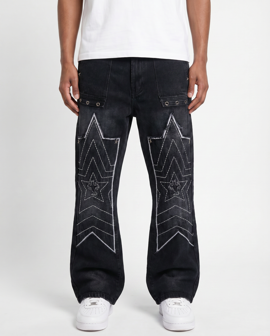 BAGGY GREY CARPENTER WATSON DENIM PANTS