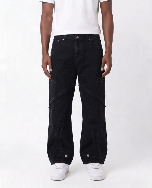 BAGGY BLACK WATSON DENIM PANTS