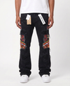 BLACK BAGGY DISTRESSED 52 WATSON DENIM