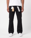 BLACK EMBELLISHED RHINESTONE CRYSTAL WATSON DENIM