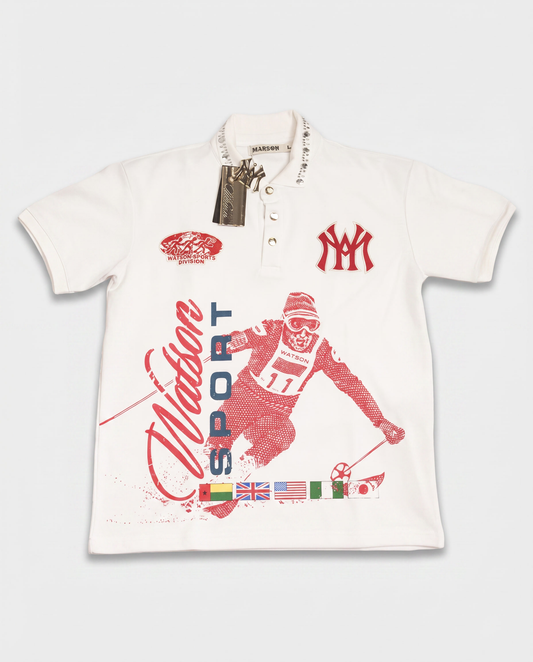 WATSON WINTER SPORT RUGBY POLO (WHITE)