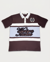 WATSON STUDIOS STAR EMBELLISHED POLO (BROWN)