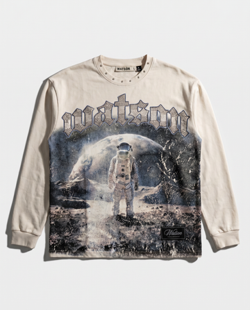 WATSON LEAVE GRAVITY TO THE REST LONGSLEEVE T-SHIRT (CREAM)