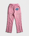 SERENITY ZIP FLARE SWEATPANTS (PINK)