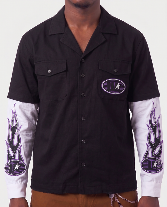 WATSON MOTO CLUB MOTOFEST WORK SHIRT (BLACK)